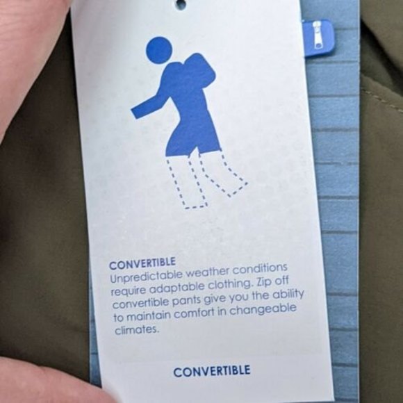 White Sierra, Sierra Point Convertible Pants 2.0, Olive, XL - Picture 8 of 9